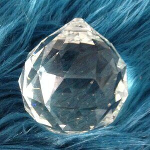 100% Lead Crystal Ball Prism, 7.5" Diameter, Feng Shui, Rainbow, Good Luck Vibes